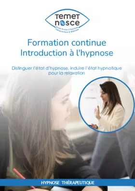Brochure - Formation Introduction à l'hypnose